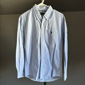 U.S. Polo Assn. Light Blue Casual Button-Down Shirt